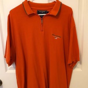 Polo Sport zip up collar shirt